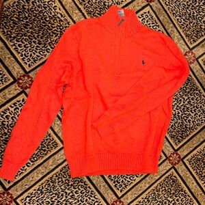 Polo by Ralph Lauren Men's Orange Sweater